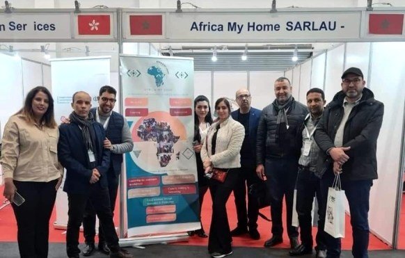 Stand Africa My Home lors d'un salon professionnel